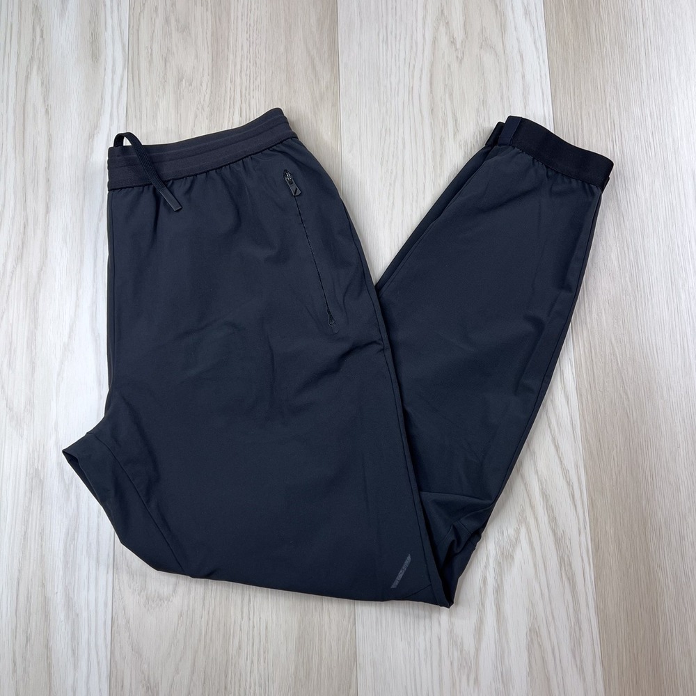 Hill City Athletic Jogger Pants Mens Size Medium Inseam 28" Black